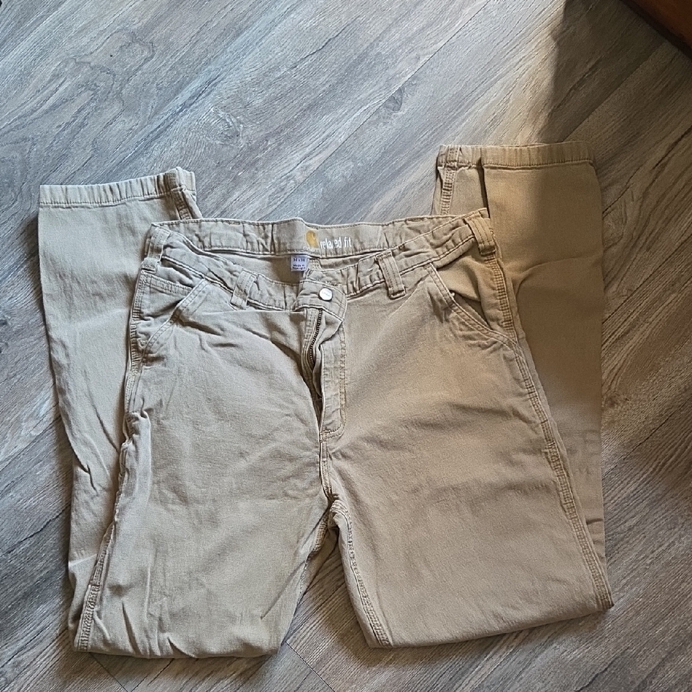Carhartt Men's Khaki Chinos 5 Pocket Pant